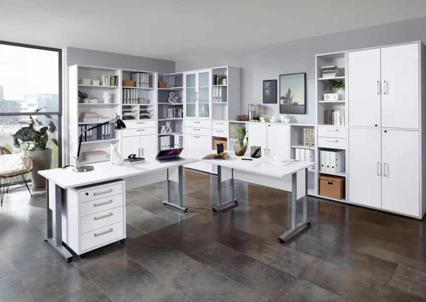 Schreibtisch Calvia, 160 x 80 cm Schreibtische|Büromöbel-Serien