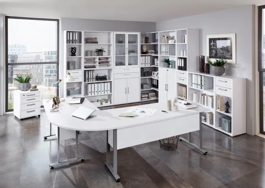 Schreibtisch Calvia, 160 x 80 cm Schreibtische|Büromöbel-Serien