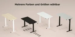 Hot Schreibtisch elektrisch eComo 160 x 80 cm Schreibtische