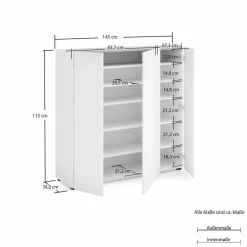 Schuhschrank Positano Schuhschränke