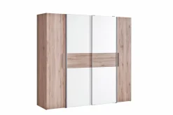 Hot Schwebe-/Drehtürenschrank Kalixtus 200 x 190 cm Kleiderschränke