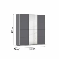 rauch ORANGE Kleiderschränke|Schwebetürenschrank Kulmbach Plus 203 x 210 cm