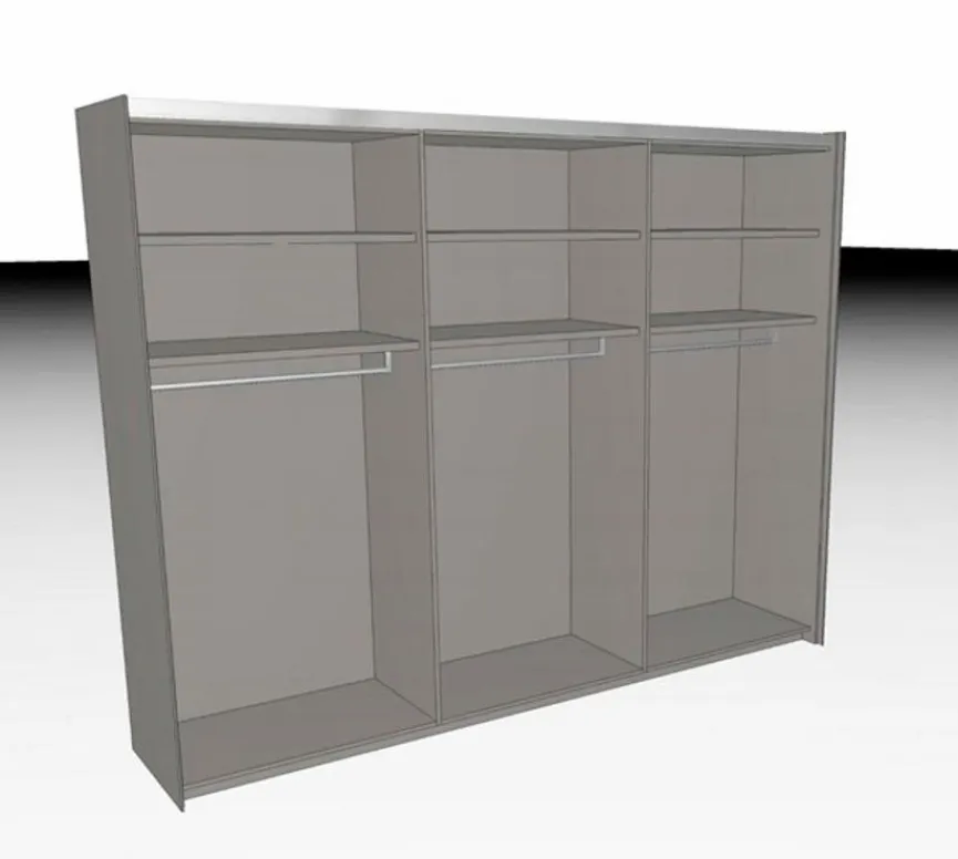 Clara Home Kleiderschränke|Schwebetürenschrank Lousada 302 x 235 cm