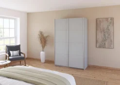 Discount Schwebetürenschrank Quadra 136 x 210 cm Kleiderschränke