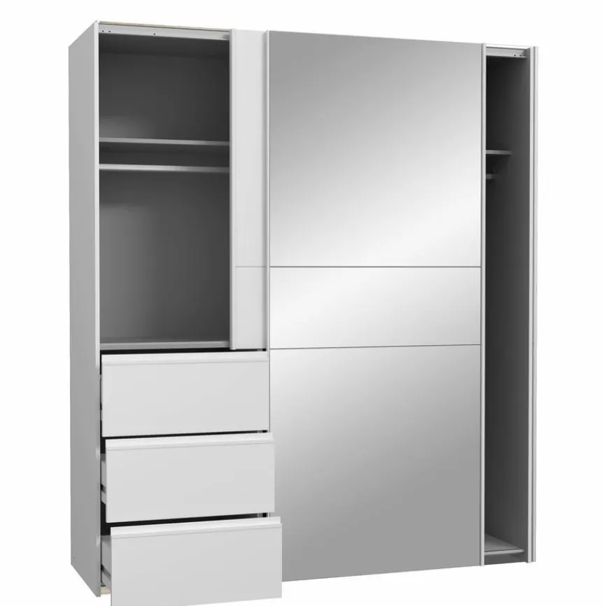Sale Schwebetürenschrank Winn2 170 x 200 cm Kleiderschränke
