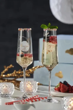 Online Sektglas Feiern 2tlg. Gläser