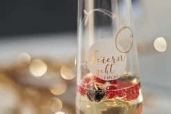 Online Sektglas Feiern 2tlg. Gläser