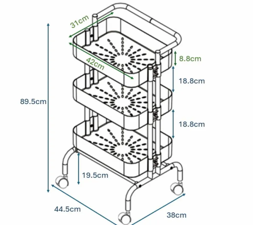 New Servierwagen Alea Servierwagen
