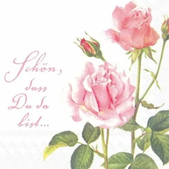 Serviette A rose for you 20tlg.