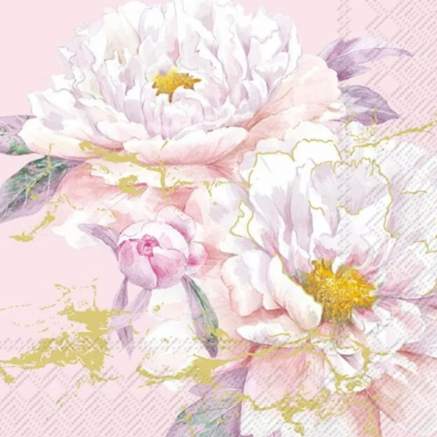 Serviette Happy Peony 20tlg.