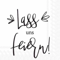 Online Serviette Lass uns feiern 20tlg. Tischwäsche|Tischwäsche