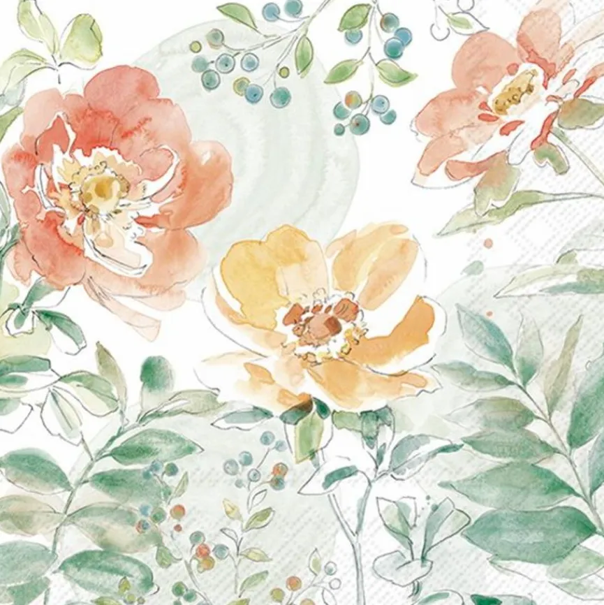 Clearance Serviette Soft Petal Flowers 20tlg. Tischwäsche|Tischwäsche