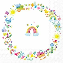 Online Serviette Wreaht for a baby 20tlg. Tischwäsche|Tischwäsche