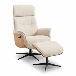 Sessel|Sessel mit Hocker Corte