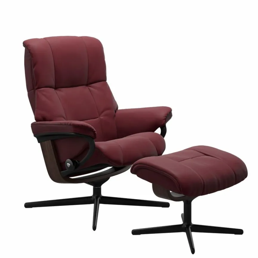 STRESSLESS Sessel mit Hocker Mayfair Cross