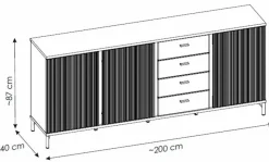 Discount Sideboard Lusaka Kommoden