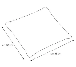 Sitzkissen Daisys 2er-Set