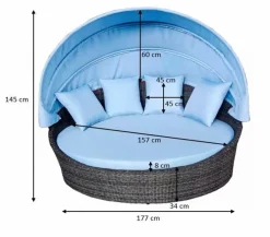 Loungeliegen|Sonneninseln|Sonneninsel Fiesta