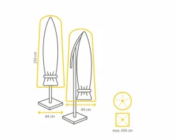 Winza Outdoor Covers Sonnenschirm-Schutzhüllen|Sonnenschirm-Schutzhülle 250x64