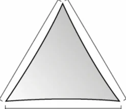 Hot Sonnensegel Teneriffa 500 x 500 x 500 cm Sonnensegel