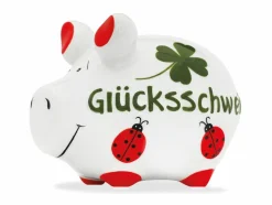 Spardose Glücksschwein 12,5 x 9 cm