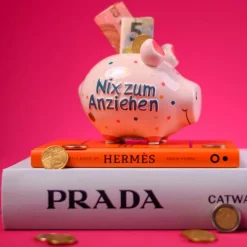 Spardose Nix zum Anziehen 12,5 x 9 cm