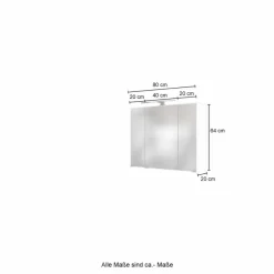 Held-Möbel Spiegelschränke|Spiegelschrank Helsinki