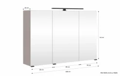 Held-Möbel Spiegelschränke|Spiegeltürenschrank Lima