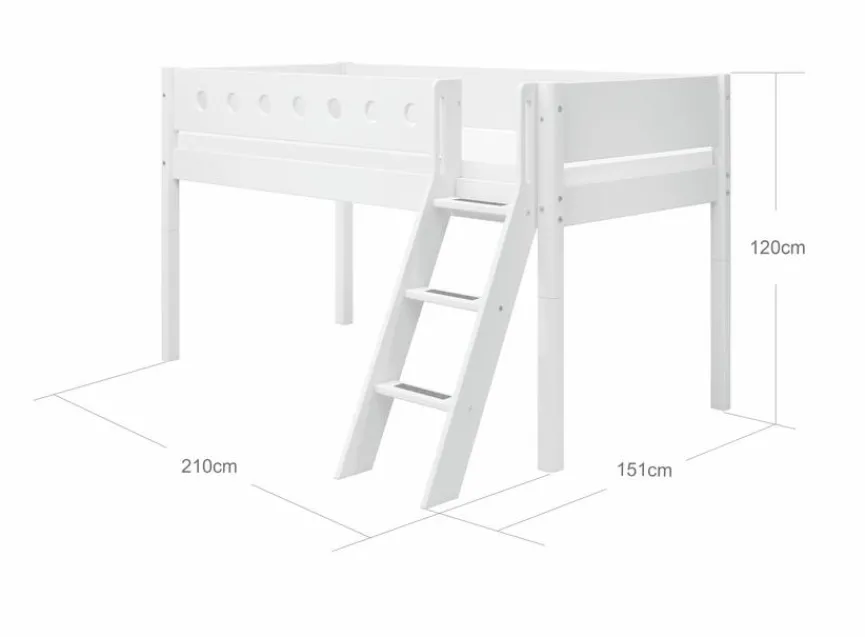 Kinder Flexa Kinderbetten|Kinderbetten|Spielbett White 90 x 200 cm
