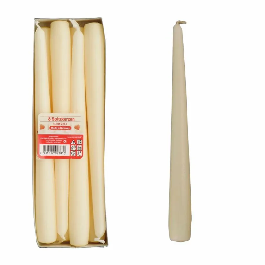 Kerzen & Kerzenhalter|Spitzkerze 8tlg.