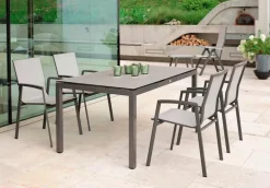 Stern Stapelstuhl New Top, Alu/Textilen