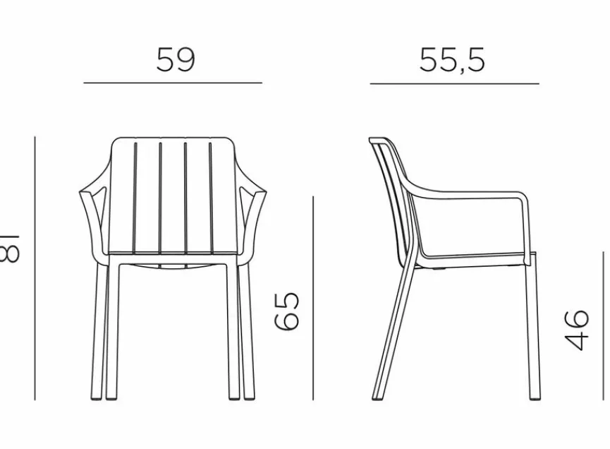 Nardi Stapelstuhl Tiberina