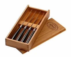 New Steakmesser Edelstahl 4-tlg. Grillzubehör