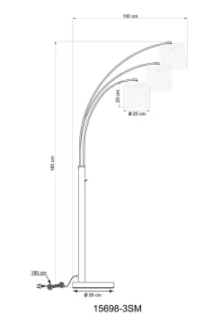Outlet Stehlampe Gorley Stehlampen
