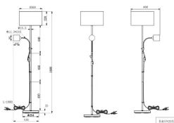 Reality Leuchten Stehlampe Owen