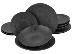 New Tafelservice Lava Stone 12tlg. Geschirr