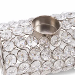 Teelichthalter Kristall 33,5 cm