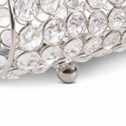 Teelichthalter Kristall 33,5 cm