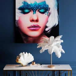 Clearance Tischleuchte Feather Palm Tischlampen