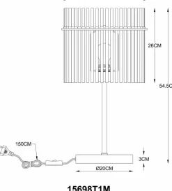 Globo Tischleuchte Gorley
