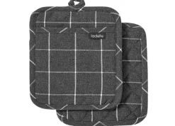 Sale Topflappen Eco Check 2tlg. Ofenhandschuhe