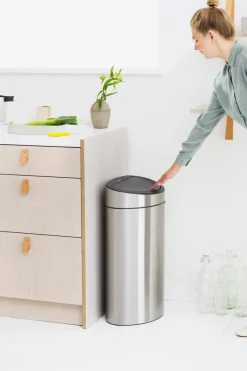 brabantia Touch Bin Steel 10+23l
