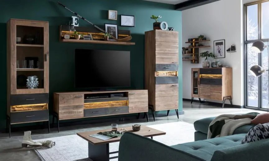 WOLFMÖBEL TV-Lowboard Hudson