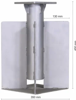 Schneider Schirme Universal-Bodenanker Zum Eingraben