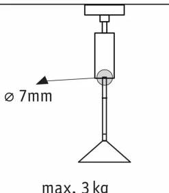 Paulmann Schienensysteme|Universal-Pendelladapter URail