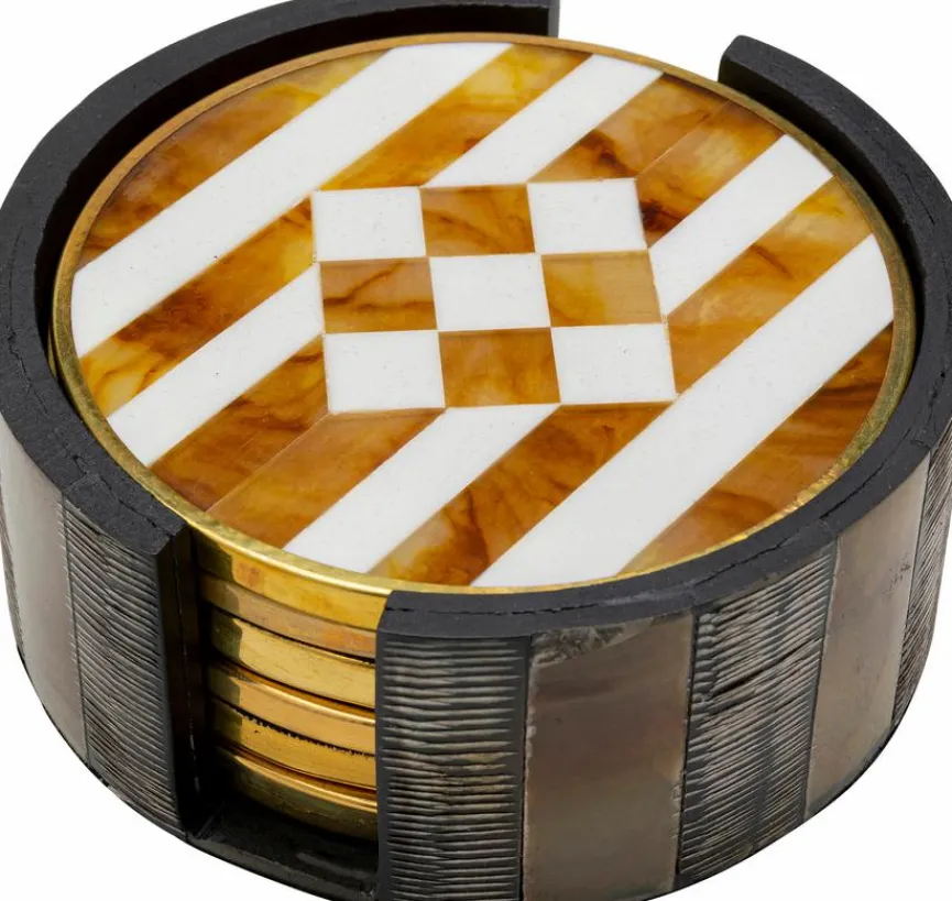 KARE DESIGN Bar- & Weinzubehör|Untersetzer Nature 6tlg.