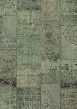 Vintage Teppich Patchwork 170 x 240 cm