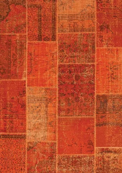 Vintage Teppich Patchwork 170 x 240 cm