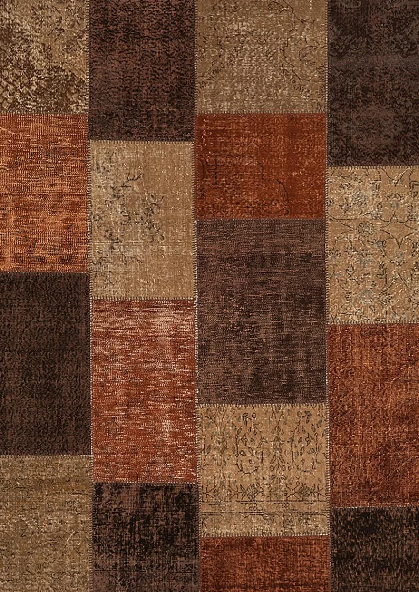 Vintage Teppich Patchwork 200 x 300 cm