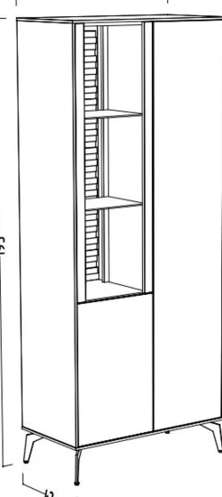 Mäusbacher Vitrinen|Vitrine Meran
